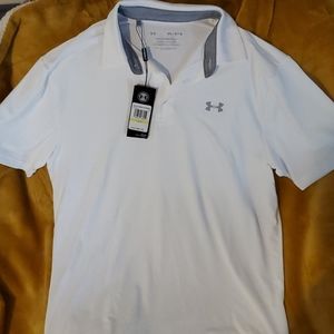 BRAND NEW: Under Armour White The Play-Off Polo MD